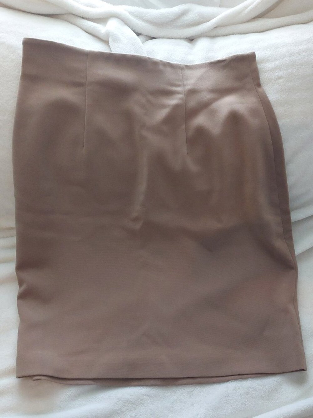 Vintage Newport News 100% Poly skirt (Khaki) (6)